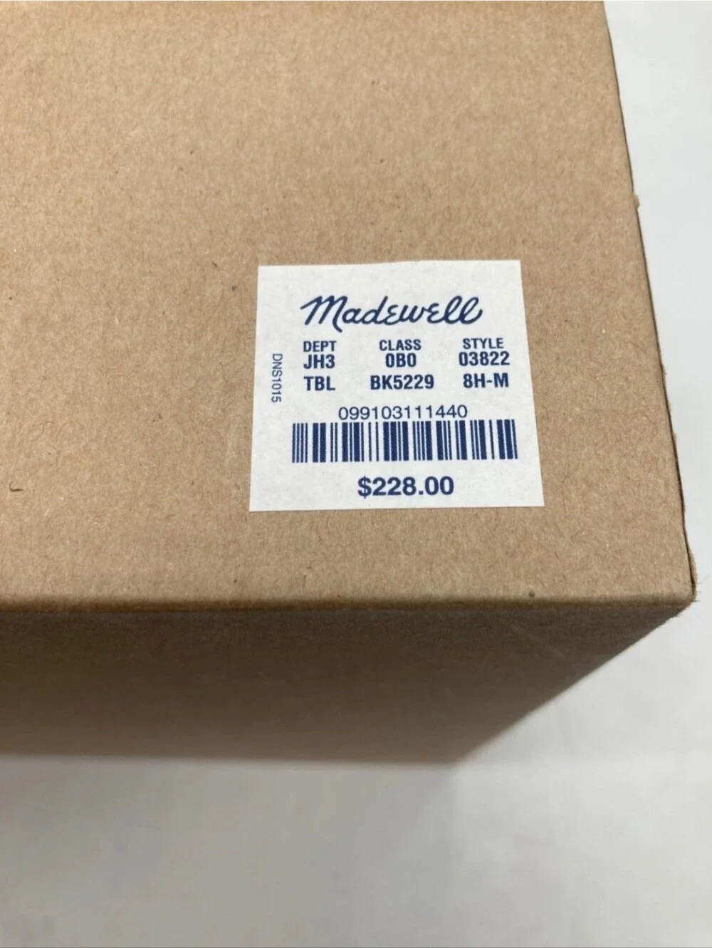 Madewell Billie Boot Leather Ankle Boots True Black Size 8.5 Box Made In Italy